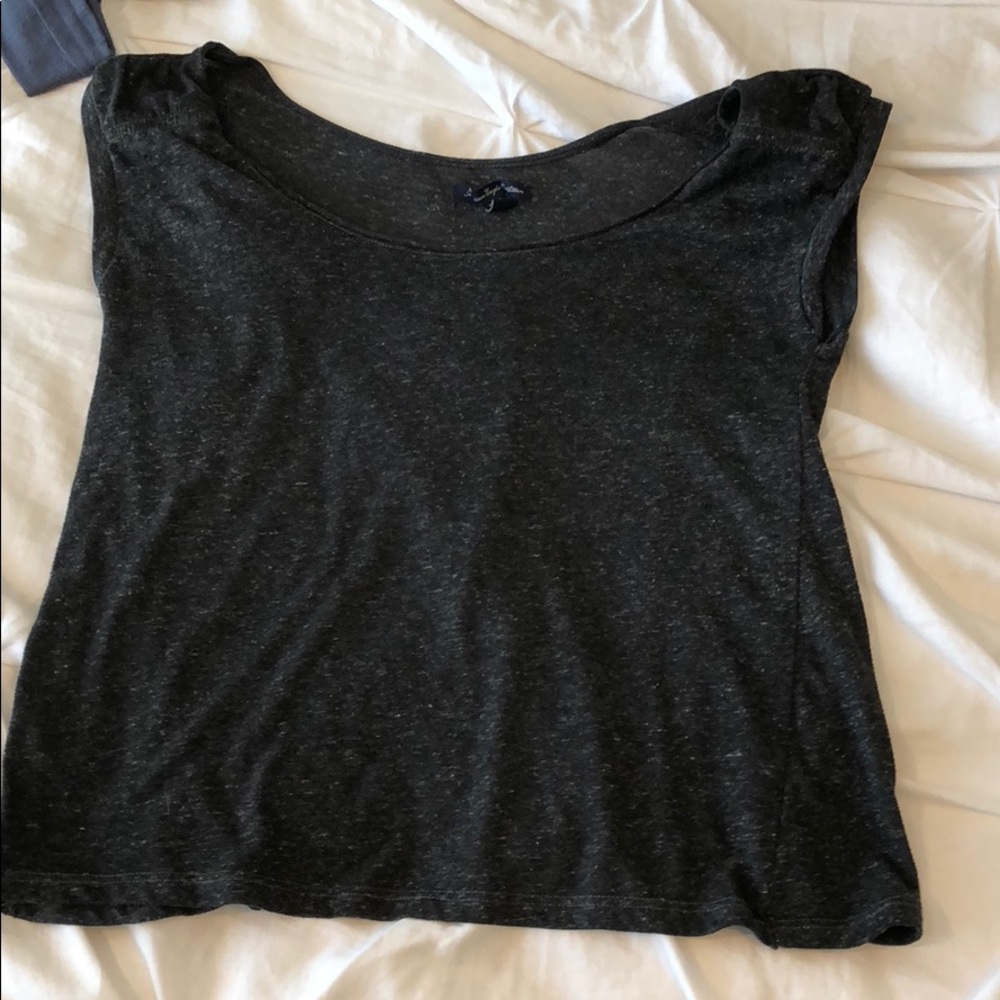 American Eagle grey short sleeve shirt size XS
